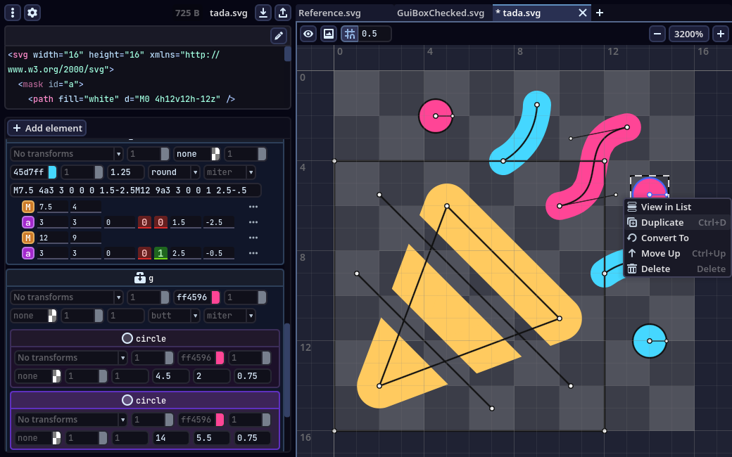 Screenshot of GodSVG (0)