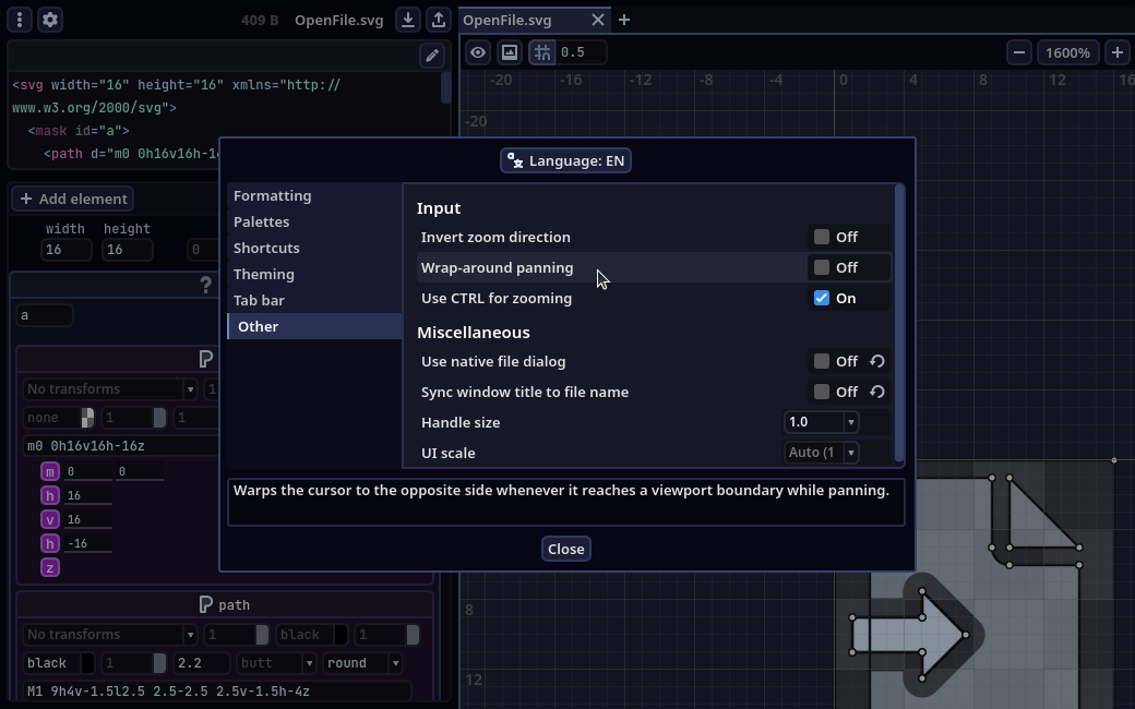 Screenshot of GodSVG (3)